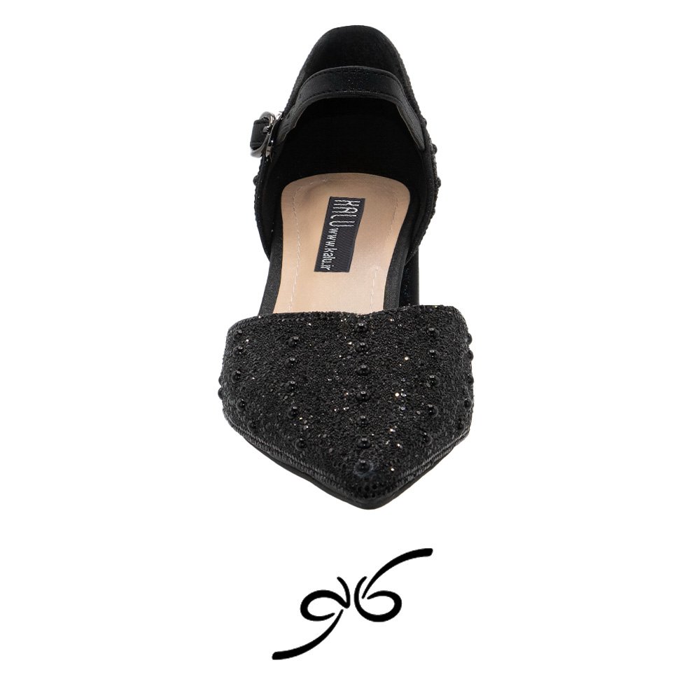 کفش زنانه پاشنه کوتاه پشت بسته