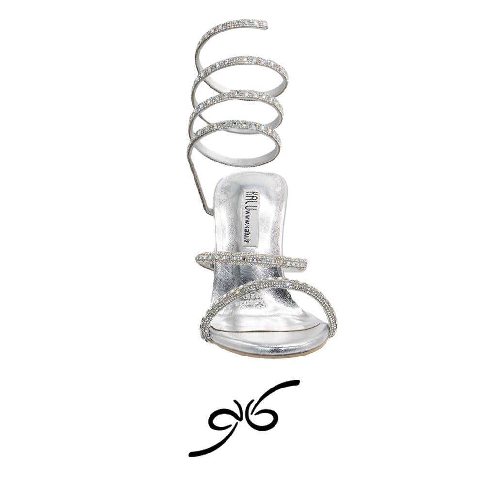 کفش نگینی دورپیچ فنری