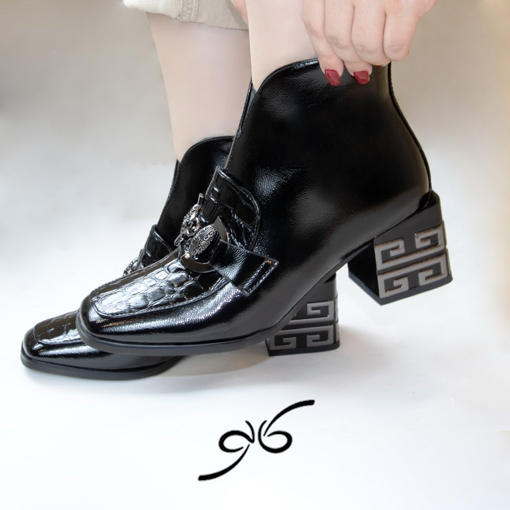 کفش زنانه پاشنه مربعی