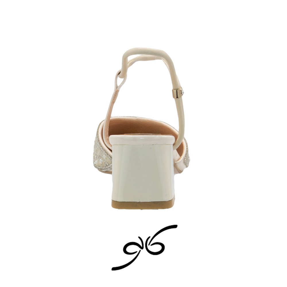 کفش زنانه پاشنه کوتاه پشت باز